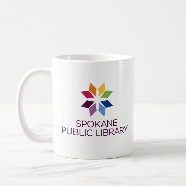Mug Musique de la bibliothèque publique de Spokane (Gauche)