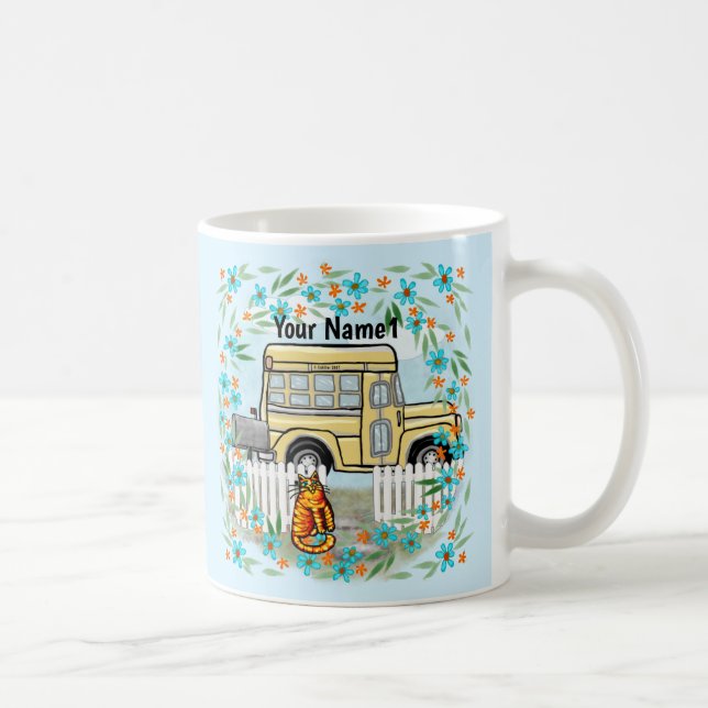 Mug Musique de la journée des autobus scolaires (Droite)