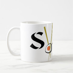 Mug Musique de la planète organique du Sushi cru