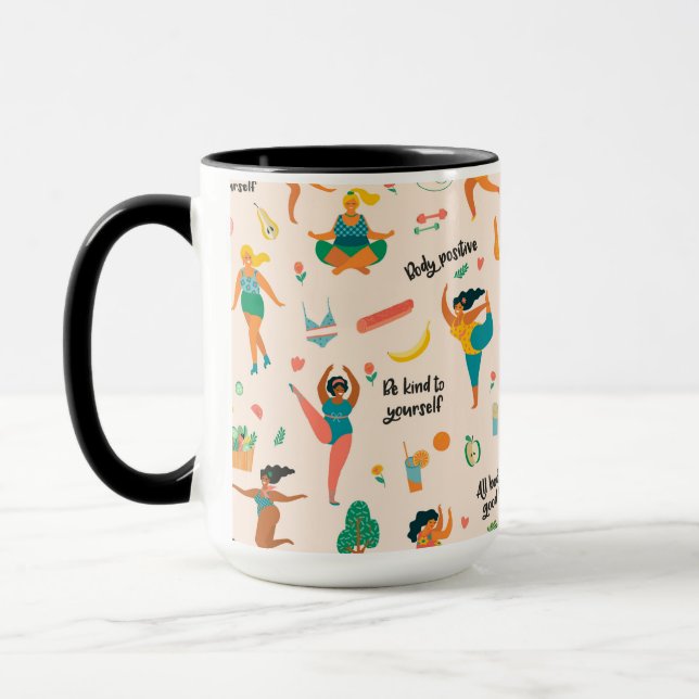 Mug Musique de la positivité corporelle (Gauche)