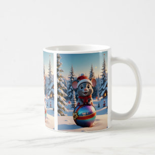 Mug Musique de la souris de Noël