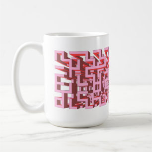 Mug Musique de Maze 3D rose