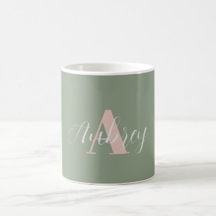 Mug Musique de monogramme féminine