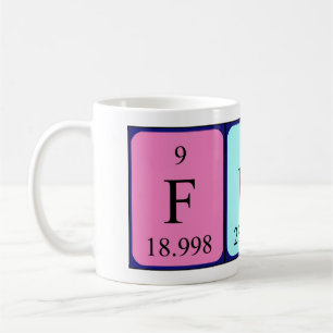 Mug Musique de mots de table périodique amusante