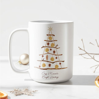 Mug Musique de Noël minimaliste