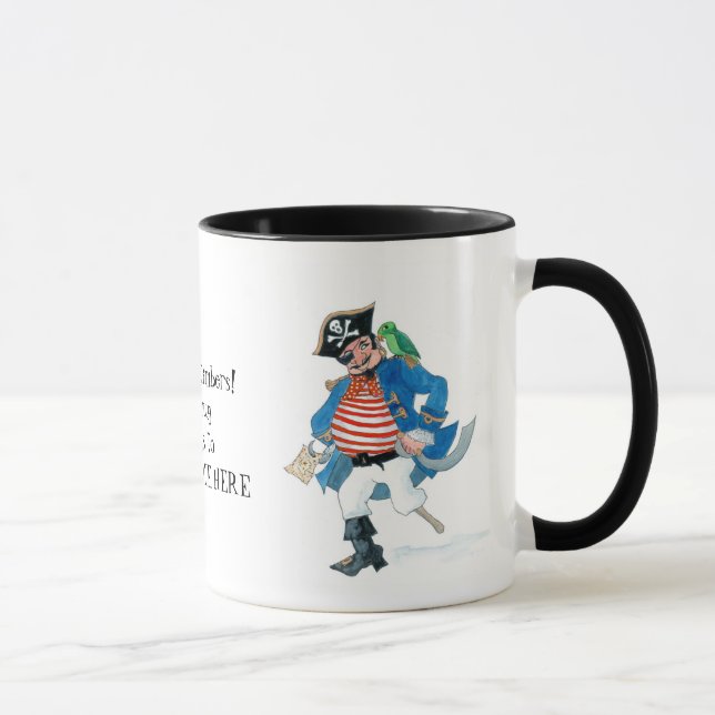 Mug Musique de pirate personnalisée (Droite)