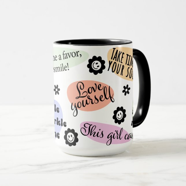 Mug Musique de santé mentale (Devant droit)
