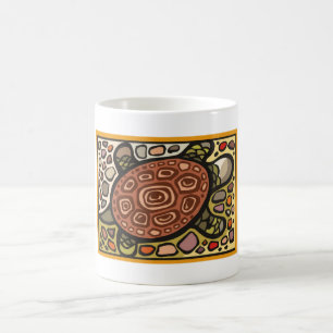 Mug Musique de tortues de mosaïque