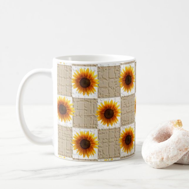 Mug Musique de tournesol (Avec donut)