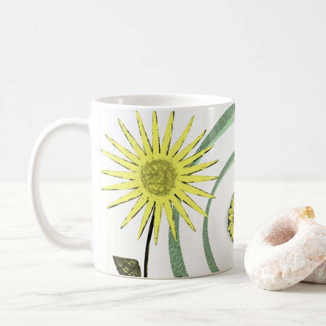 Mug Musique de tournesol (Avec donut)