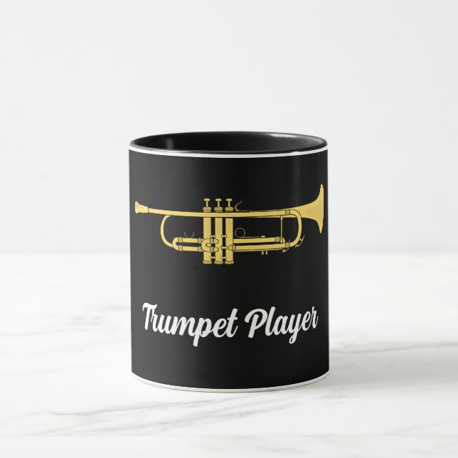 Mug Musique de trompette d'or Musique Musique Musique  (Centre)