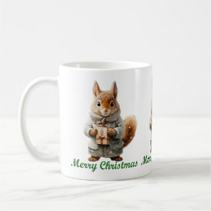 Mug Musique d'écureuil de Noël