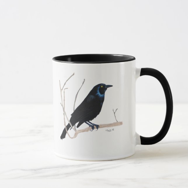 Mug Musique des oiseaux noirs (Droite)