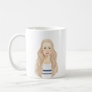 Mug Musique d'image aquarelle personnalisée