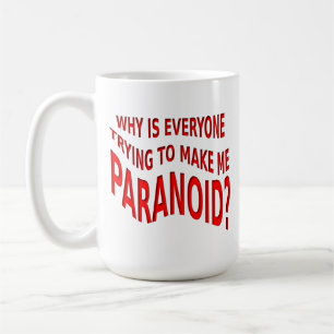 Mug Musique drôle paranoïaque