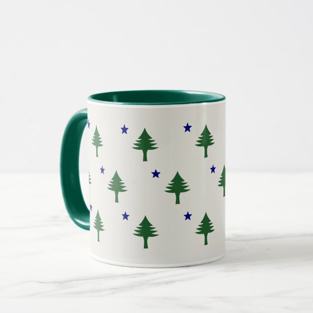Mug Musique du drapeau du Maine (Devant gauche)