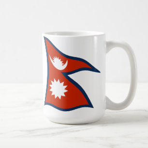 Mug Musique du drapeau du Népal