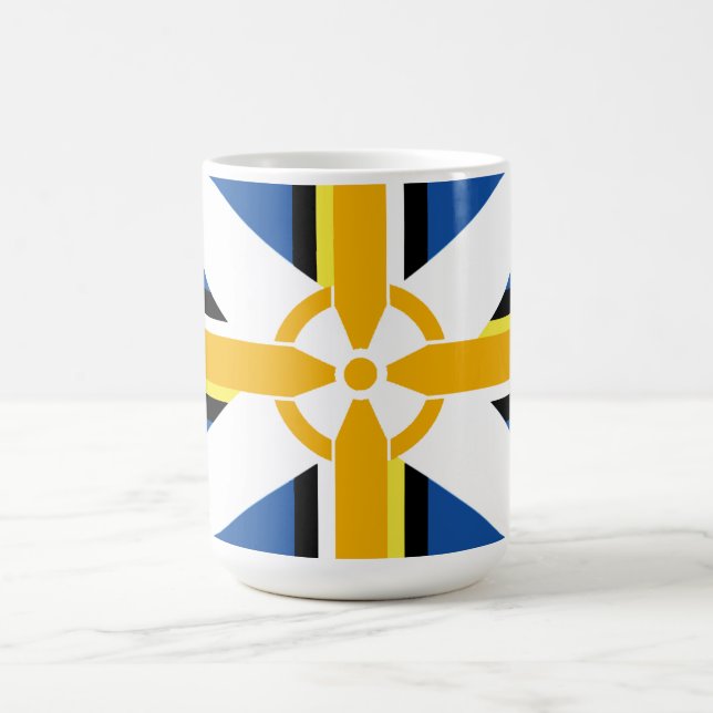 Mug Musique du drapeau du royaume celtique (Centre)