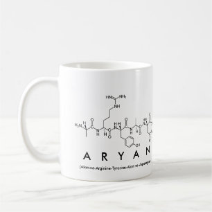 Mug Musique du nom du peptide aryan