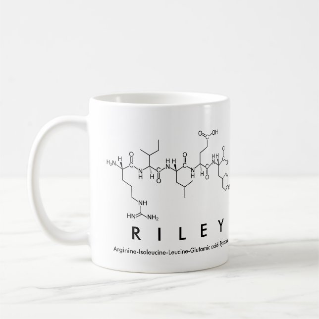 Mug Musique du nom du peptide Riley (Gauche)