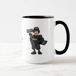 Mug Musique du policier de l'équipe SWAT