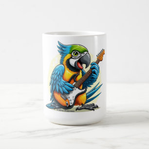 Mug Musique du rock perroquet