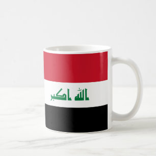 Mug Musique en céramique du drapeau irakien