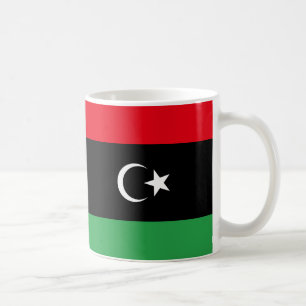 Mug Musique en céramique du drapeau libyen