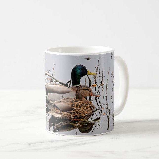 Mug Musique en céramique Mallard Pair (Devant droit)