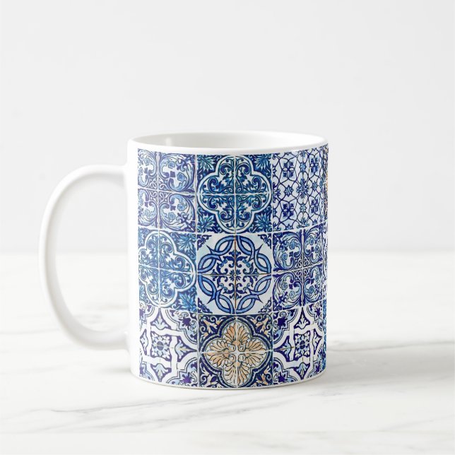 Mug Musique en tuiles de terre cuite | Design Rustique (Gauche)