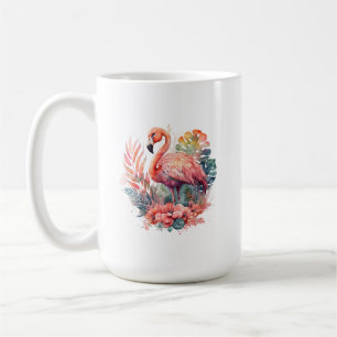 Mug Musique Flamant rose rose