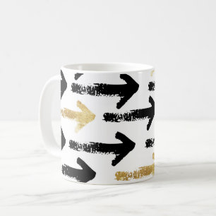 Mug Musique Flèche noire et or