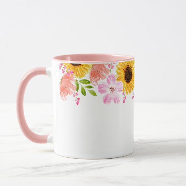 Mug Musique florale (Gauche)
