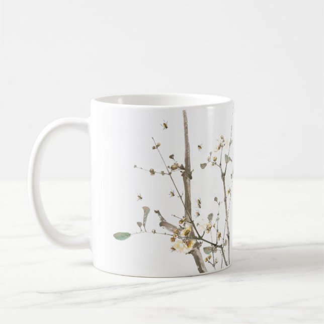 Mug Musique florale d'abeilles (Gauche)