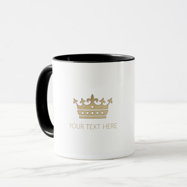 Mug Musique Gold Crown (Devant gauche)
