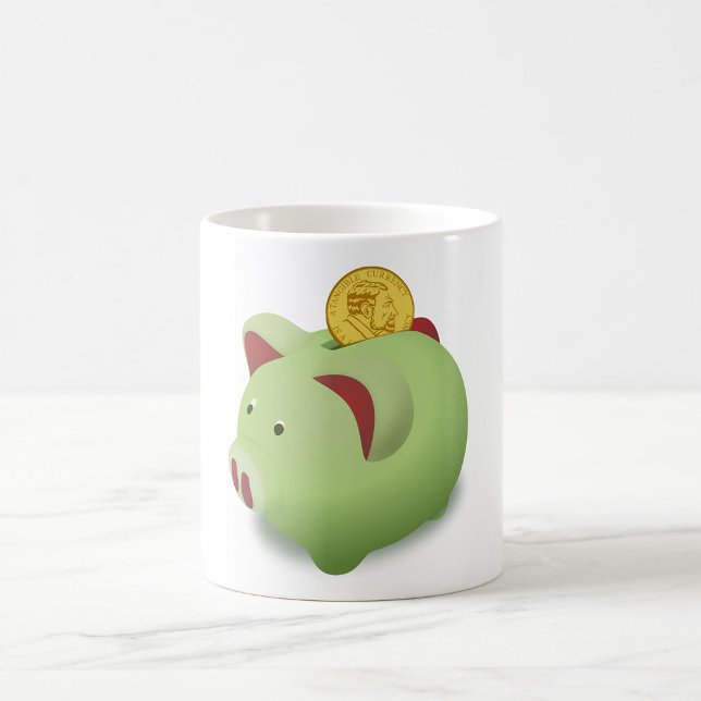 Mug Musique Green Piggy Bank (Créateur téléchargé)