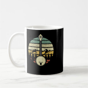 Mug Musique Guitare Monts Banjo Rétro Et Soleil 80s Gr