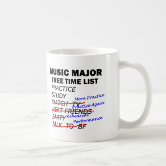Mug Musique Liste majeure - Fille