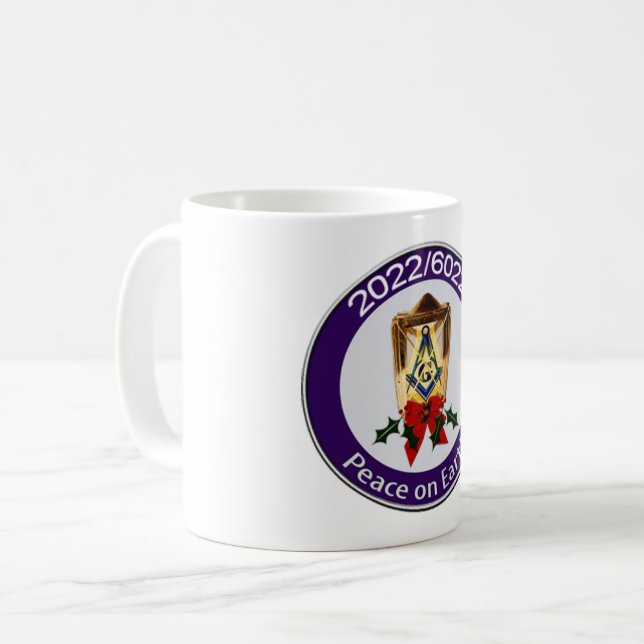 Mug Musique maçonnique du Nouvel An (Devant gauche)