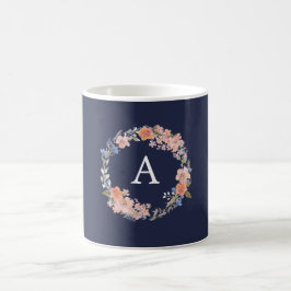 Mug Musique Monogramme de la marine et de la pêche de