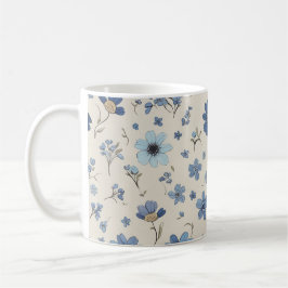 Mug Musique motif à fleurs