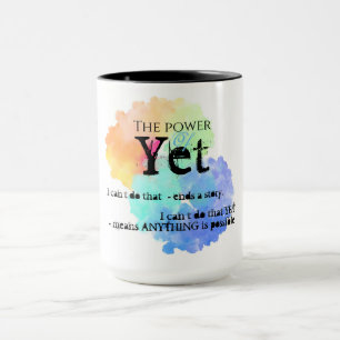 Mug Musique motivationnelle, nuage arc-en-ciel puissan