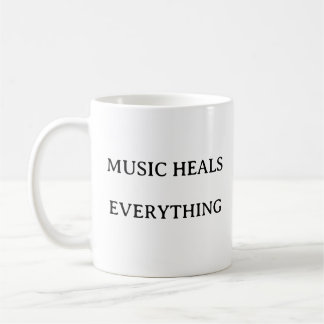 Mug Musique - Musique guérit tout Citer