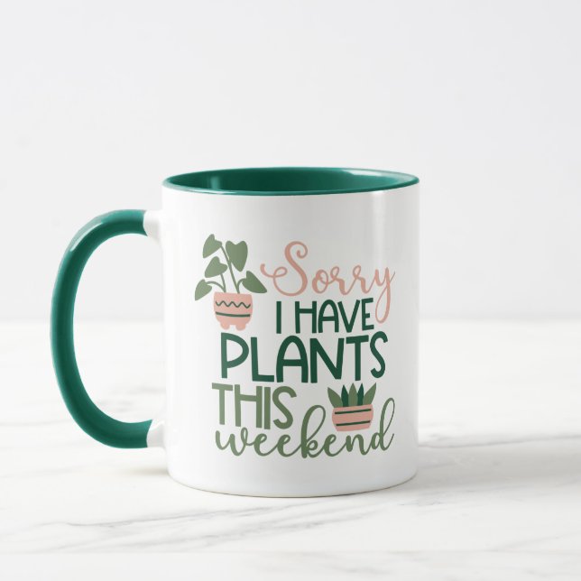 Mug Musique naturelle du jardin plante (Gauche)