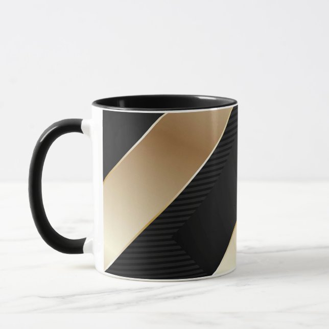 Mug Musique noire et or (Gauche)