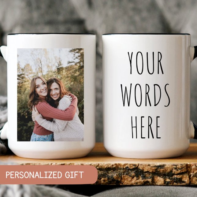 Mug Musique personnalisée avec photo et texte Coupe d' (Créateur téléchargé)
