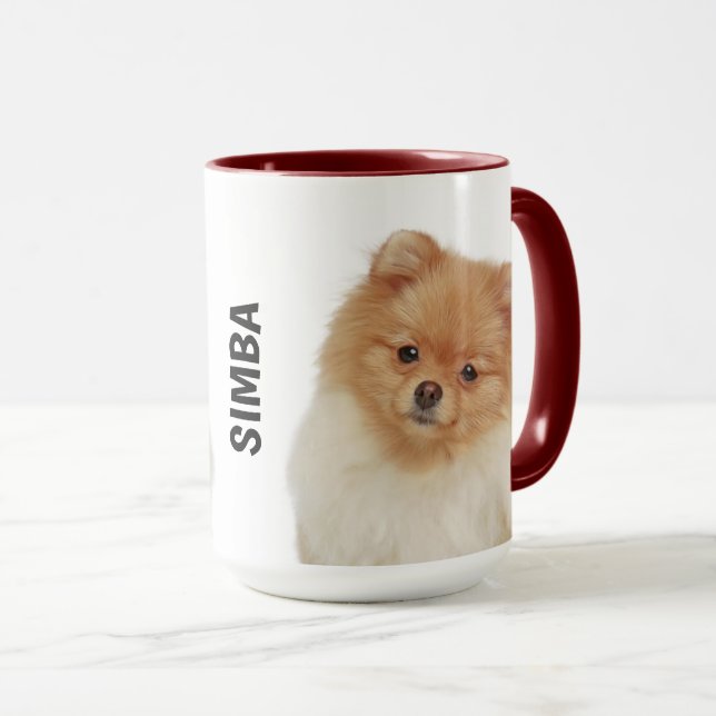Mug Musique personnalisée de Poméranie (Devant droit)