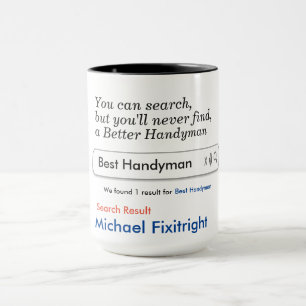 Mug Musique personnalisée Handyman
