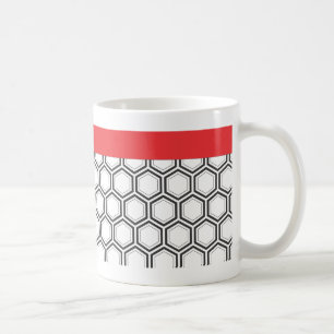 Mug Musique Personnalisée Motif Honeypeb Noir Et Blanc