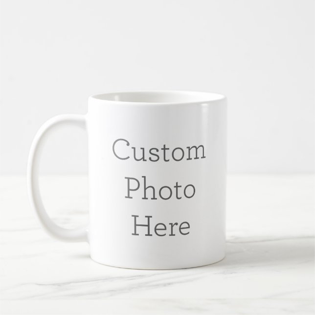 Tasse blanche classique, 325 ml (Gauche)
